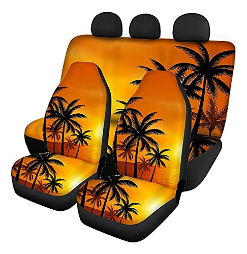 Car Seat Cover For Women Men, Beautiful Golden Sunset T...
