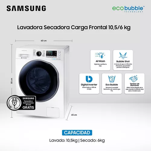 Lavadora Samsung 10.5 | MercadoLibre 📦