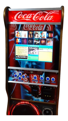 Maquina De Musica Jukebox Tela De 17 Polegadas Em Led Coc C