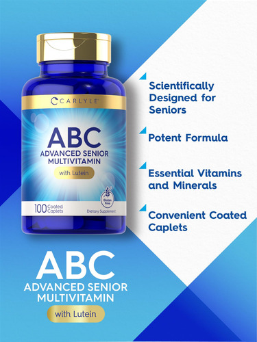 Multivitaminico Carlyle Senior Para Mayores De 60 Años