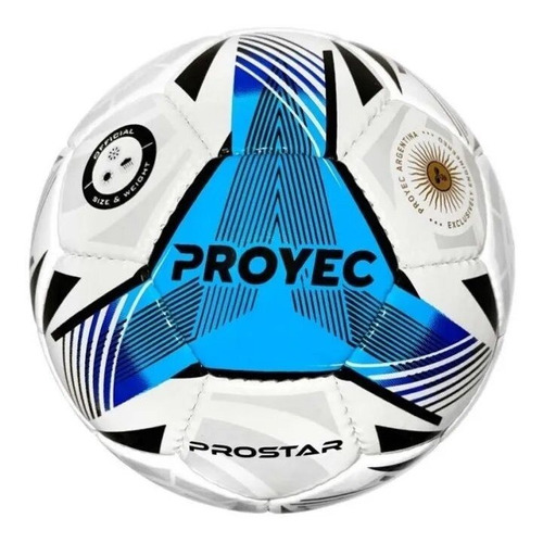 Pelota Futbol N5 Proyec Prostar Cosida 32 Gajo Butilo En3x