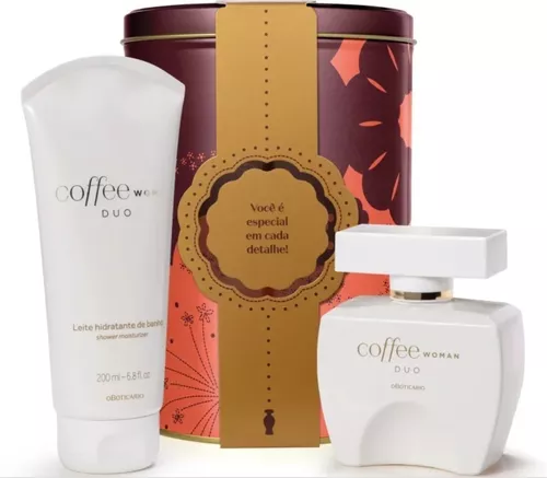 Coffee Woman Duo Colônia O Boticário Kit Presente