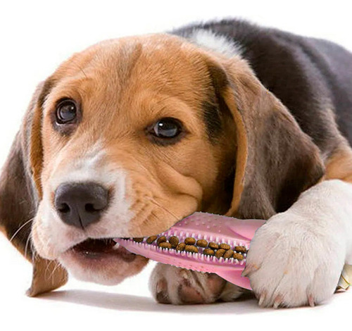 Juguete Anti Sarro Rellenable Para Perro Limpieza Dientes