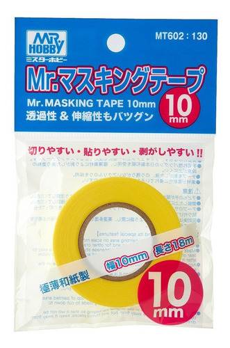 Mr.masking Tape (máscara De Pintura) 10 Mm - Mr.hobby Mt602