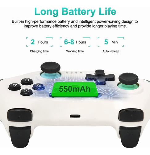 Control Inalámbrico Gamepad Joystick Para Nintendo Switch