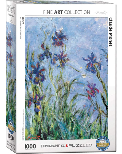 Eurographics Irises De Claude Monet Puzzle De 1000 Piezas