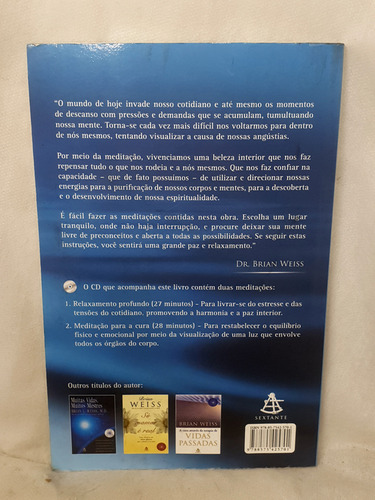 Livro Meditando Com Brian Weiss - Sem Cd - Brian Weiss - Editora Sextante (Usado)