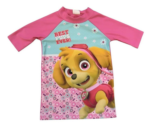 Remera Para Agua Con Filtro Uv Sky Paw Patrol