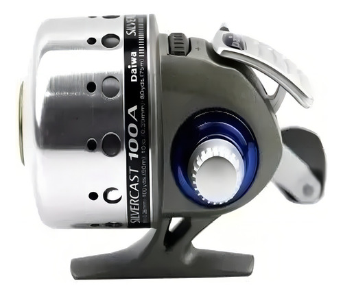 Molinete Pesca Spincast Silvercast 100a Daiwa 3 Rolamentos Cor Cinza