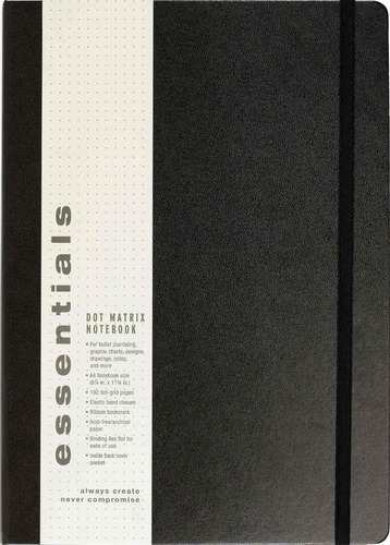 Libro Essentials A4 Dot Matrix Notebook - Nuevo