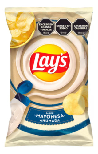 Papas Fritas Lays Mayonesa Ahumada X 77 Gr