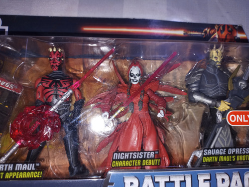 Star Wars Batlle Packs Darth Maul Returns Hasbro Exc. Target (Usado)