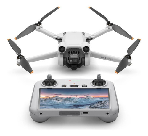 Mini drone DJI Mini 3 Pro RC Single com câmera 4K cinza 5.8GHz 1 bateria