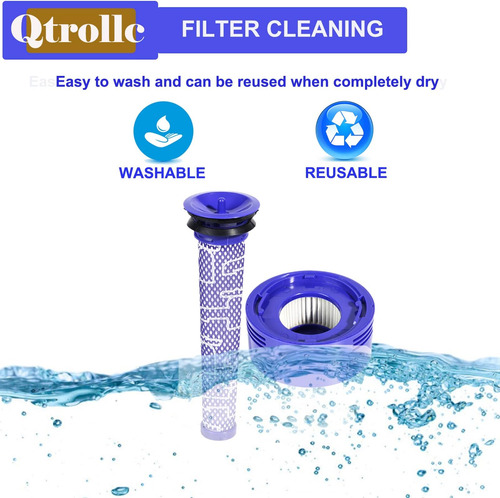 Reemplazos De Filtro De Animales Dyson V8 V7 Para Absoluto,