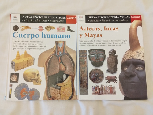 Libros Nueva Enciclopedia Visual Clarín Cuerpo Humano; Incas