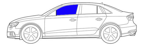 Vidrio Puerta Renault 21 1986-1995 4p Verde Di