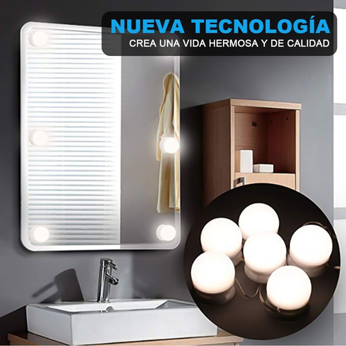Luz Led Para Espejo De Maquillaje