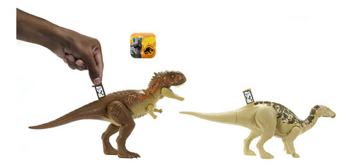 Paquete Iguanodon Y Scorpiovenator, Jurassic World. Mattel