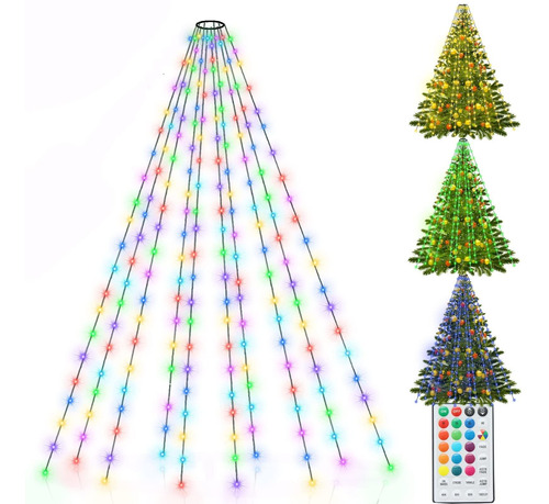 Luces De Árbol De Navidad Que Cambian De Color Con Control R