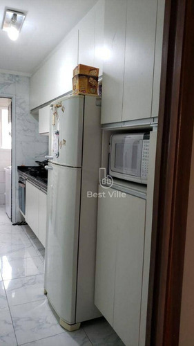 Imagem 3 de 17 de Apartamento À Venda, 73m² De Área Útil No Condomínio Reserva Alto De Osasco, Rochdale, Osasco - Sp, 03 Dormitórios Com Armários Sendo 01 Suíte. - Ap0123