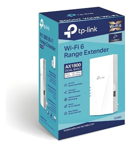 Repetidor Extensor Wifi Doble Banda Ax1800 Re600x Tp-link