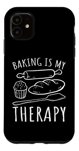 iPhone 11 Pro Pan Hornear - Funny Baking Is My Therapy Pan M