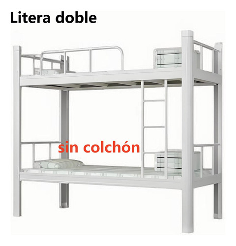 Itera Para Colchones Individual - Modelo Valki Color Gris Blanco