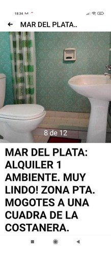 Imagen 8 de 20 de Mar Del Plata: Alquiler 1 Ambiente. Muy Lindo! Pta. Mogotes