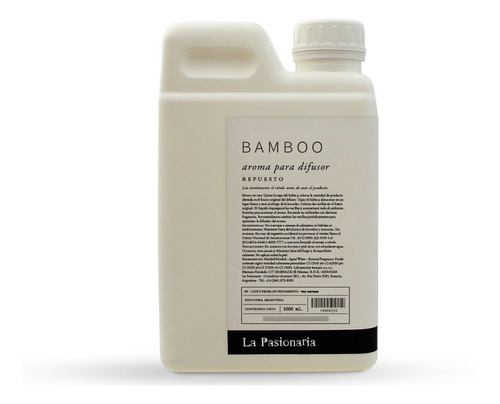 Refill Aroma Para Difusor Bamboo La Pasionaria