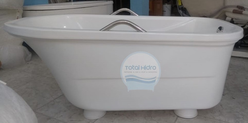 Ofurô Vitoriano Compacto 1.50x73 Com Alças E Vál. De Fundo
