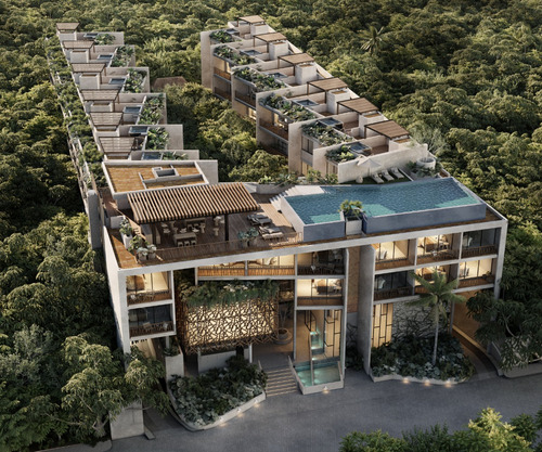 Departamento En Venta En Tulum, Quintana Roo, Waye, 2 Recamaras De Lujo + Rooftop