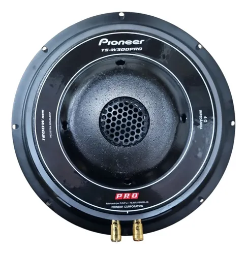 Woofer Pioneer 12'' Ts-w300pro 1200w Rms 4 Ohms Preto
