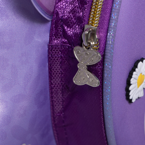Mochila Minnie Mouse Original Tamaño Primaria Marca Ruz Violeta Lisa