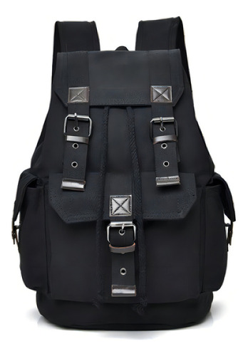 ' Mochila De Viaje De Café Color Negro