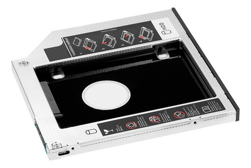 Sata 9,5 Mm Ssd Hdd Disco Duro Unidad De Cd/dvd-rom Adaptado