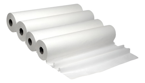 Sabanilla Papel Desechable Camilla 48 Metros Pack 4 Unidades