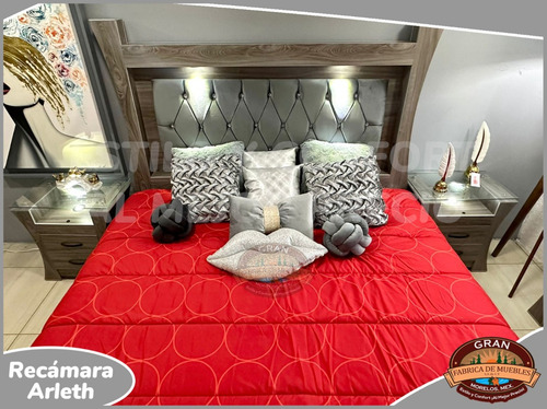Recamara King Size Arleth 6 Piezas