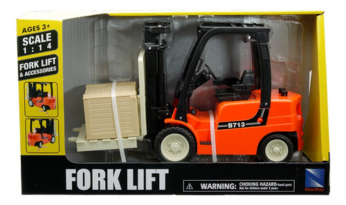 New Ray 1:14 Forklift Montacargas Para Tarimas 