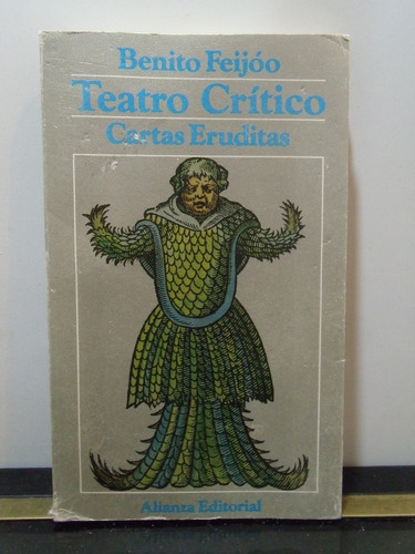 Adp Teatro Critico Cartas Eruditas Benito Feijoo / Alianza
