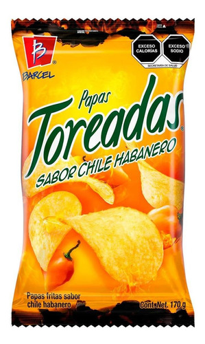 Papas Fritas Barcel Toreadas Chile Habanero 170g