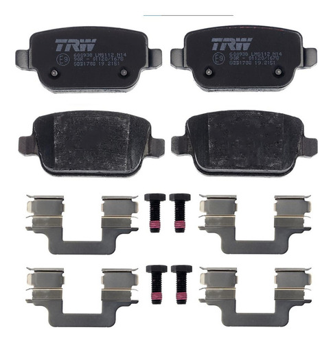 Balatas Trw Traseras Volvo S80 2009 Awd 3.2 336 Mm