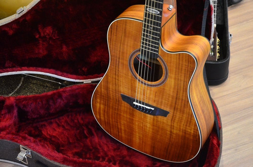Imagem 2 de 5 de Violão Strinberg Sd300c Ks Koa