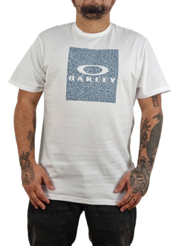 Camiseta Oakley Texture Graphic Tee White