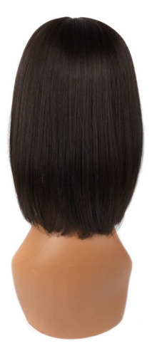 Peruca Frente Lace Lisa 150 Gr 35cm Orgânico Repartição L