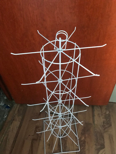 Imagen 2 de 3 de 5 Exhibidor Araña Giratorio Mostrador Botanero 5 Niv Gancho