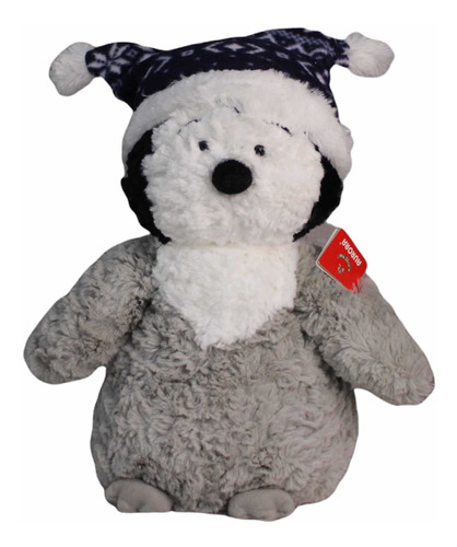 Peluche Aurora. Pinguino Con Gorro 31 Cm. Icy Penguin Blue