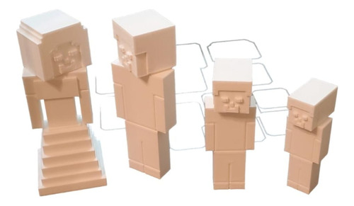 Muñecos Para Pastel De Boda Con Hijo/a Familia Minecraft