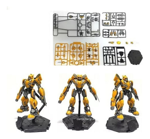 Figura De Bumblebee Movie Tranformers Bee Armable Con Base (Reacondicionado)