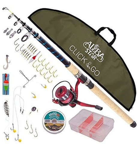 Kit Profesional De Pesca Caña De Pescar Con Accesorios