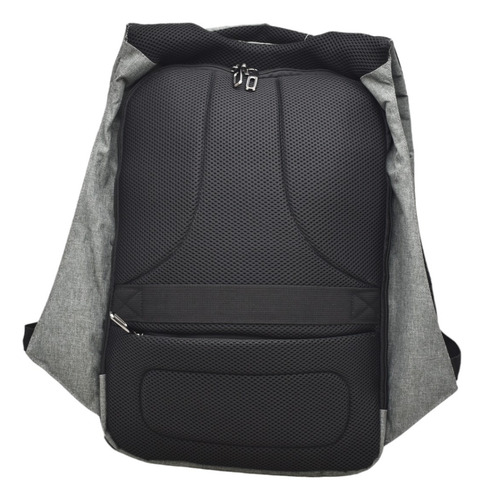 Mochila My Lifestyle Lisa Negra Urbana 162509 Truzt Color Negro/gris